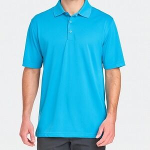 Concepts Performance Mens XLarge Blue Short Sleeve‎ Collared Polo Shirt